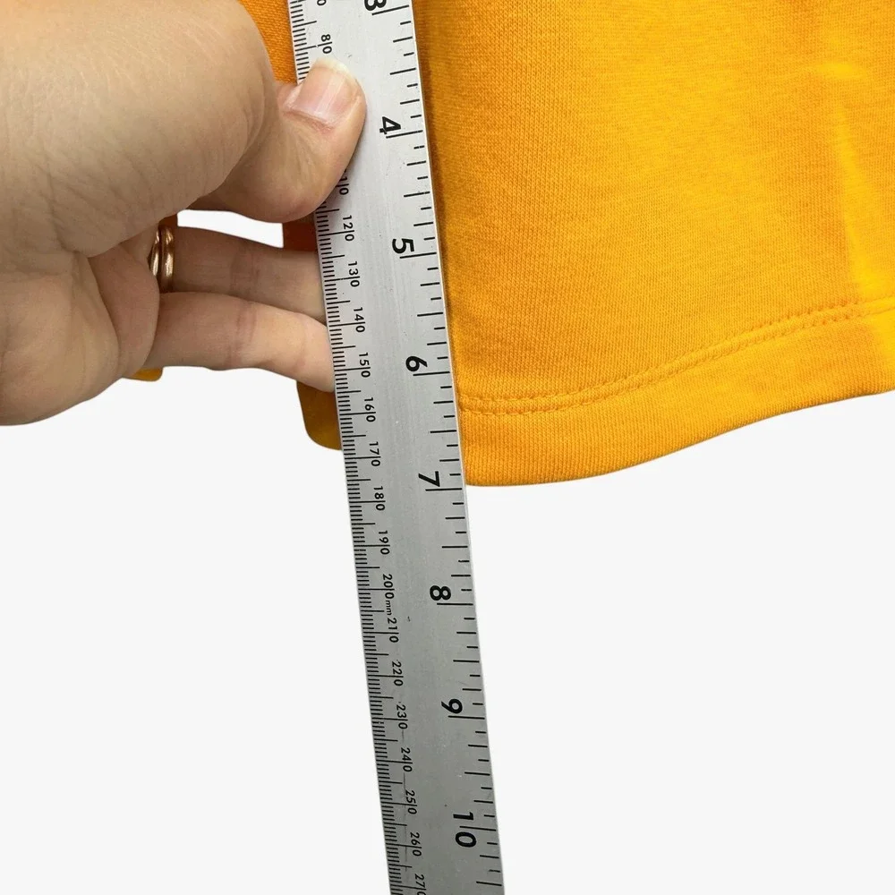 Nike‎ Jordan Mens Active Fleece Shorts Yellow Jumpman Logo Size M